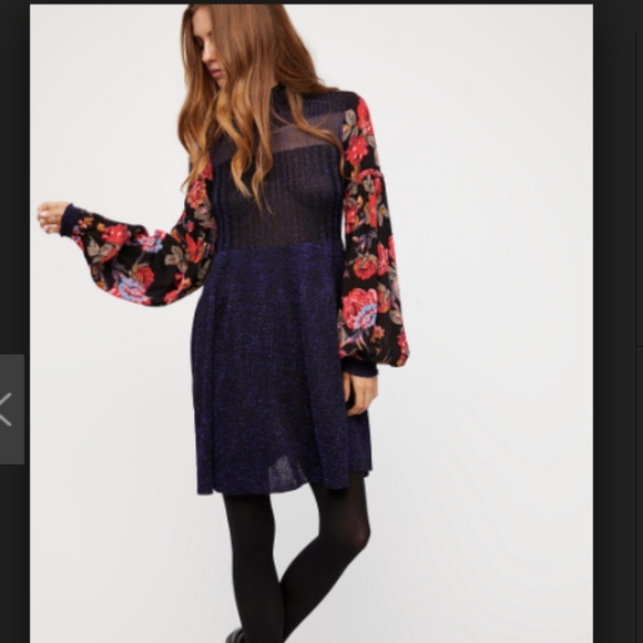 Free People Rose and Shine floral print dress - Picture 5 of 6